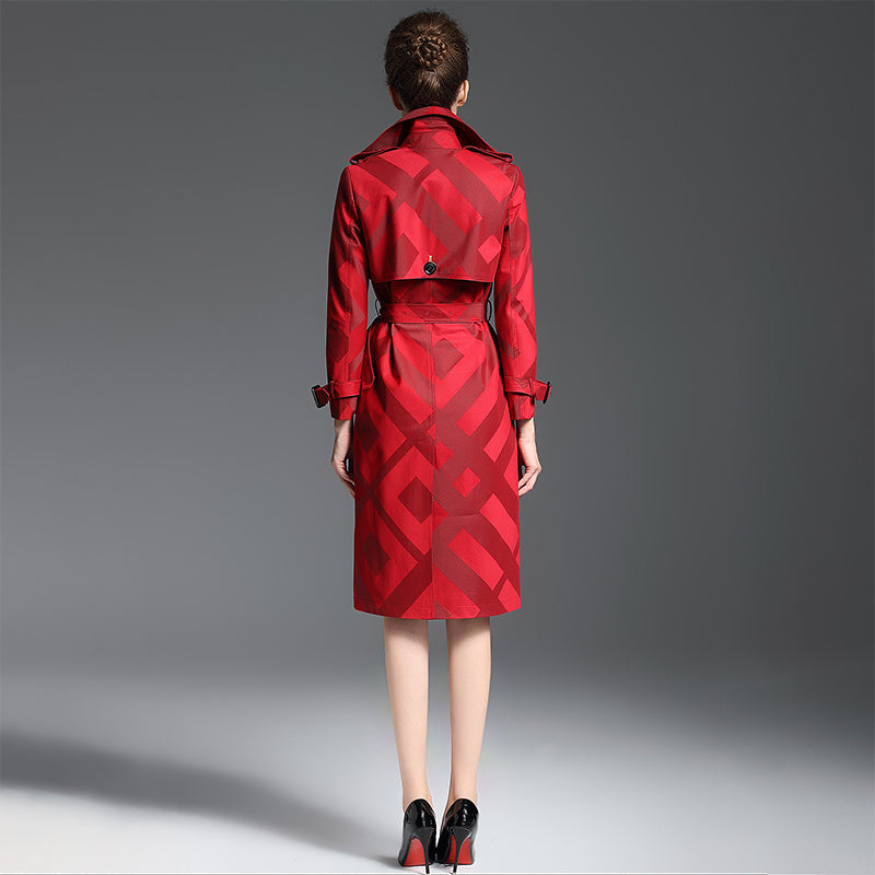 Double-breasted long jacket for Women