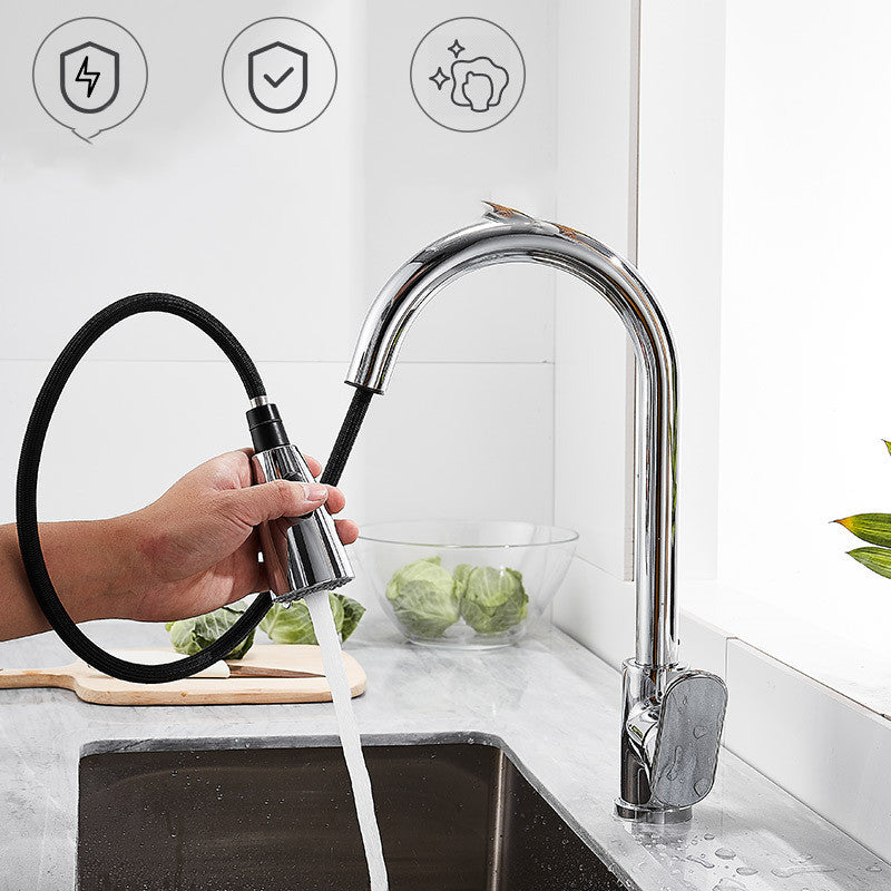 Kitchen Touch Sensor Faucet Sensor Pulls Rotates Hot And Cold