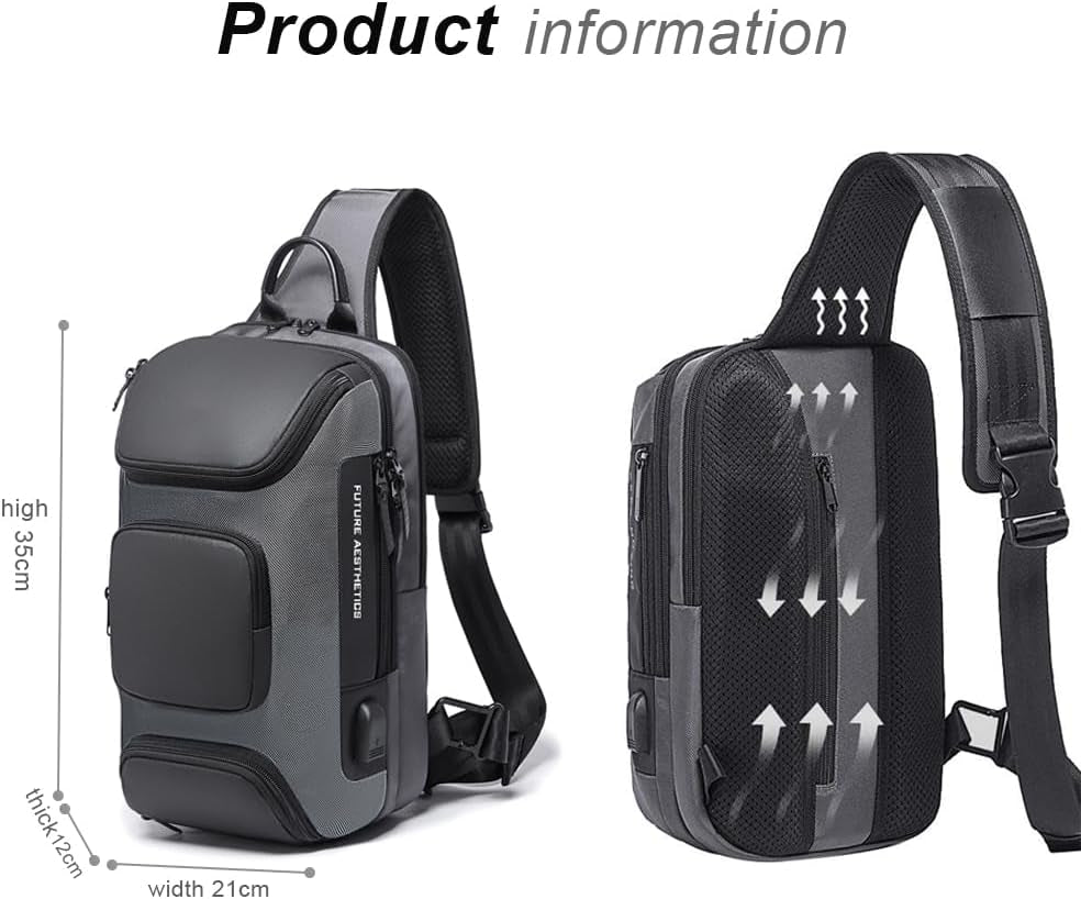 Crossbody Mini Portable Backpack for Men