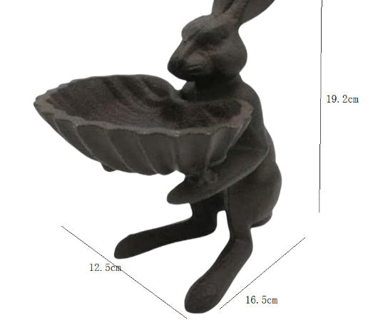 European And American Gardening Rabbit Bird Food Pot Crafts Garden Home Villa Ornaments - Prime Warehouse