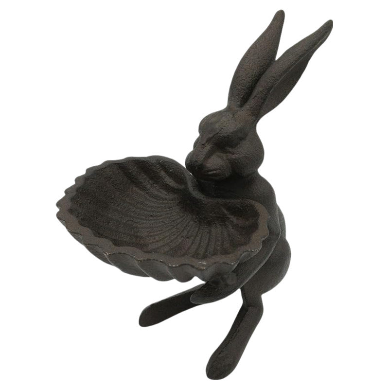 European And American Gardening Rabbit Bird Food Pot Crafts Garden Home Villa Ornaments - Prime Warehouse