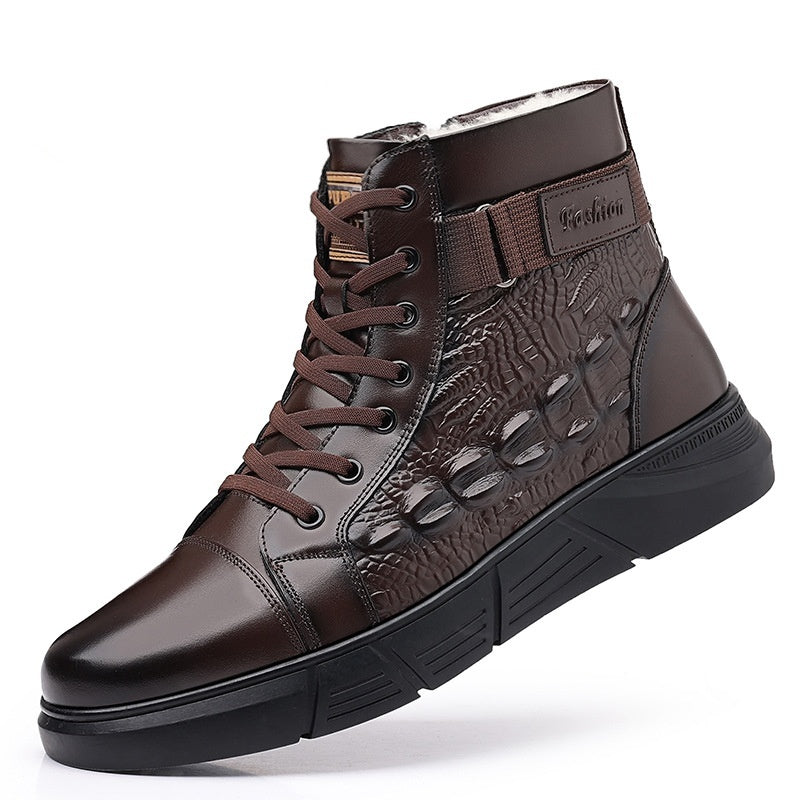 Fur Integrated Warm Snow Cotton Boots - Prime Warehouse