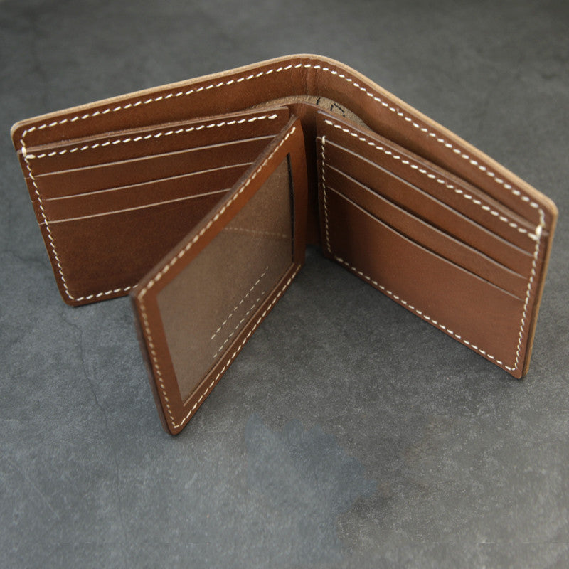 Homemade DIY Crafted Wallet with Real Leather - Prime Warehouse