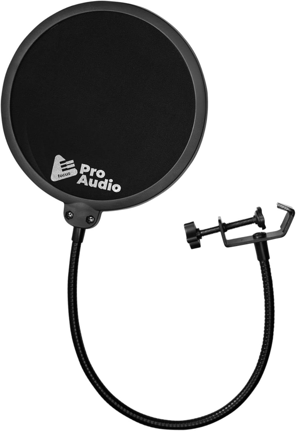 USB Microphone (Blackout) Bundle with Focus Pro Audio Headphones and Pop Filter (3 Items)