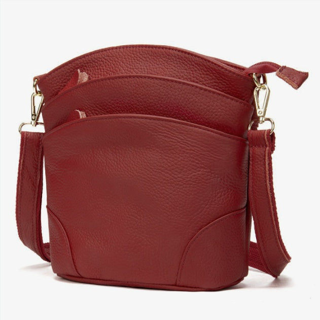 Women's Multi-purpose Genuine Leather Crossbody Bag