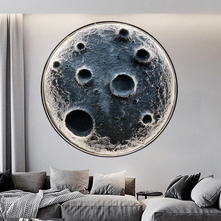 Round Wall Lamp Of Living Room Background Wall - Prime Warehouse