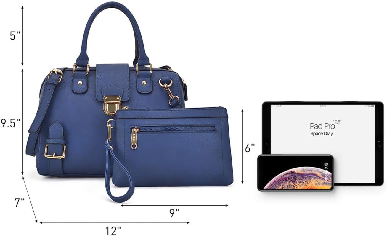 Fashionable Barrel Handbags Top Handle Shoulder Purses Vegan Leather Work Tote for Women