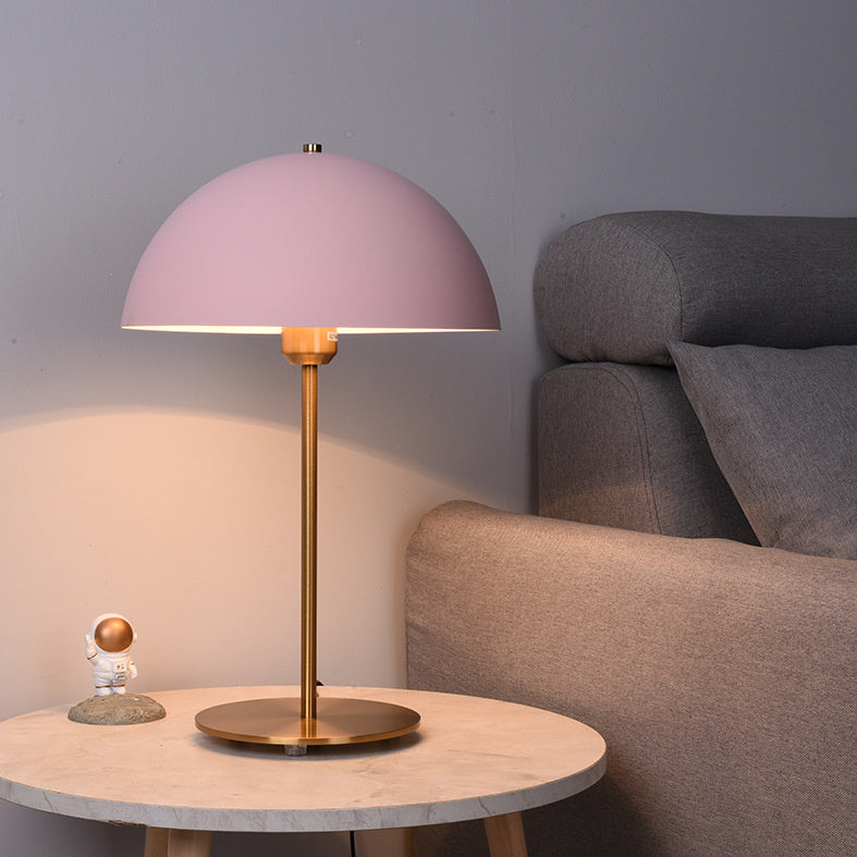Mushroom Table Lamp Hat Bedroom Bedside Creative Iron LED Table Lamp - Prime Warehouse