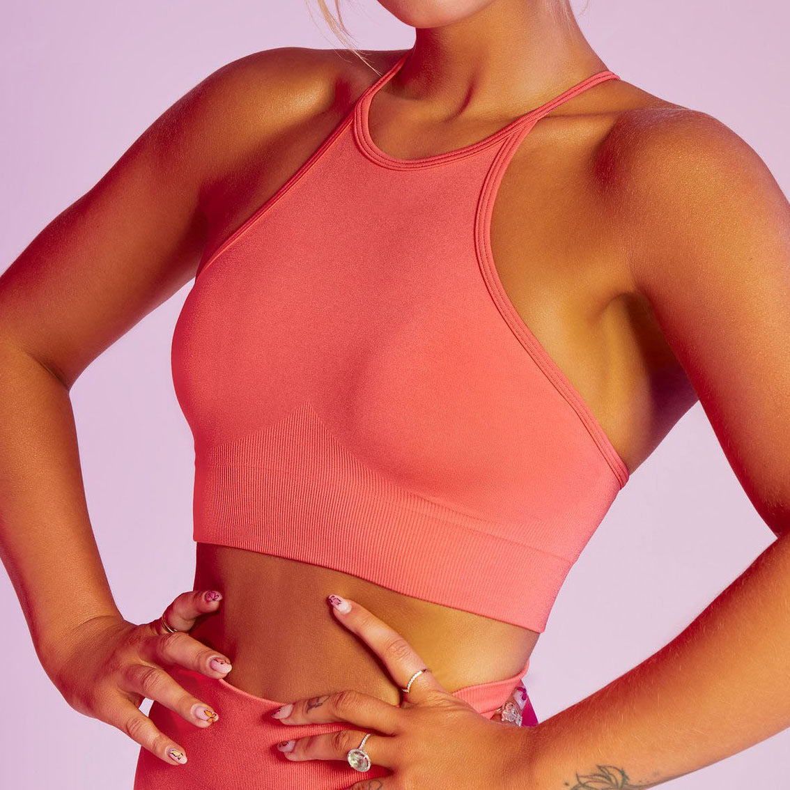 Seamless Yoga Wear Women's Sports Fitness Wear Long Sleeves - Prime Warehouse