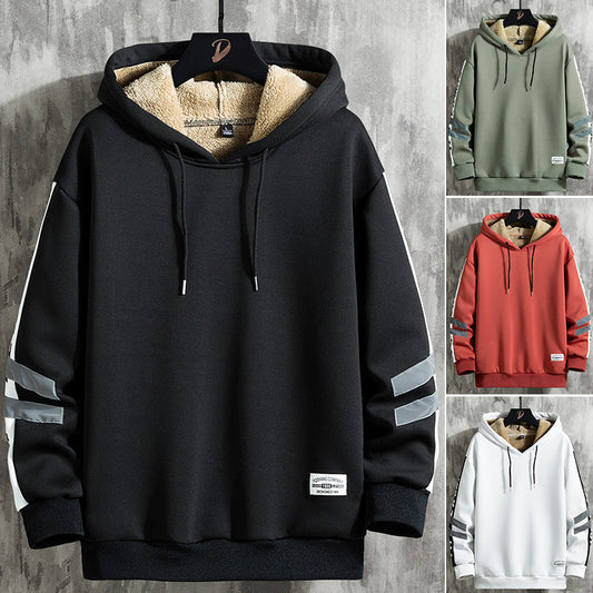 Men's lamb wool sports jacket winter wear - Prime Warehouse