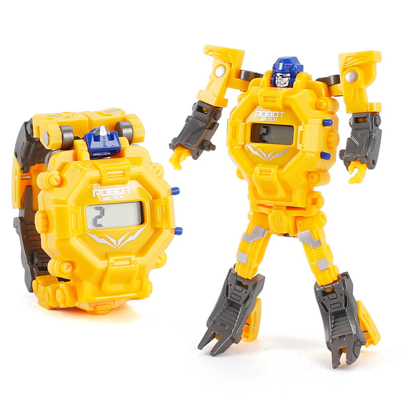 Deformation robot electronic watch King Kong toy - Prime Warehouse