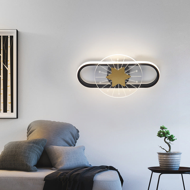 Modern Led Corridor Aisle Hallway Lamp Bedroom Bedside Wall Lamp - Prime Warehouse