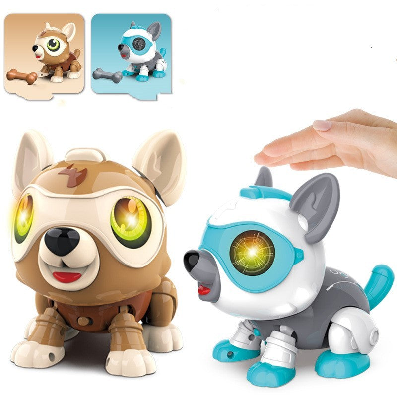 Children's Voice-activated Touch-sensing Electronic Robot Dog - Prime Warehouse