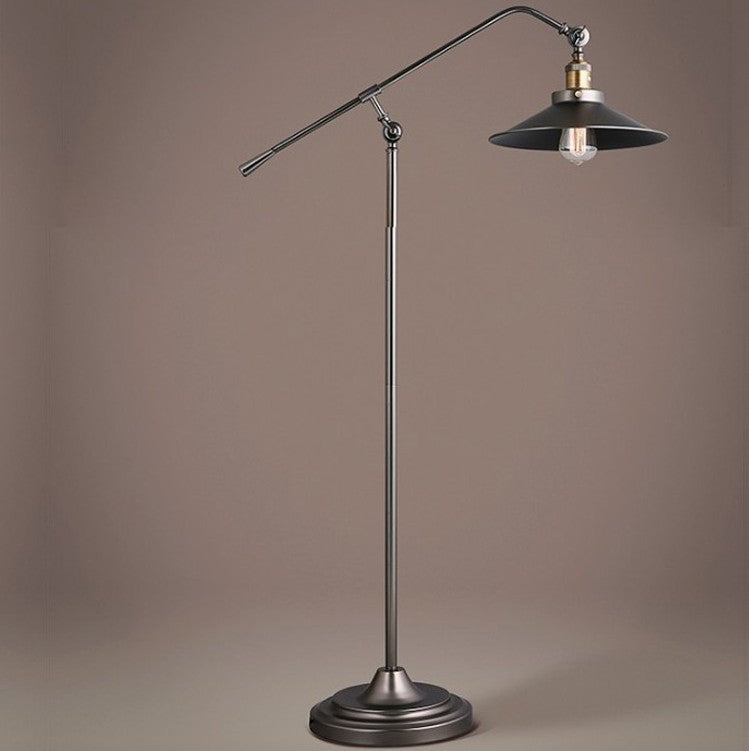 American Vintage Industrial Style Iron Living Room Bedroom Floor Lamp - Prime Warehouse