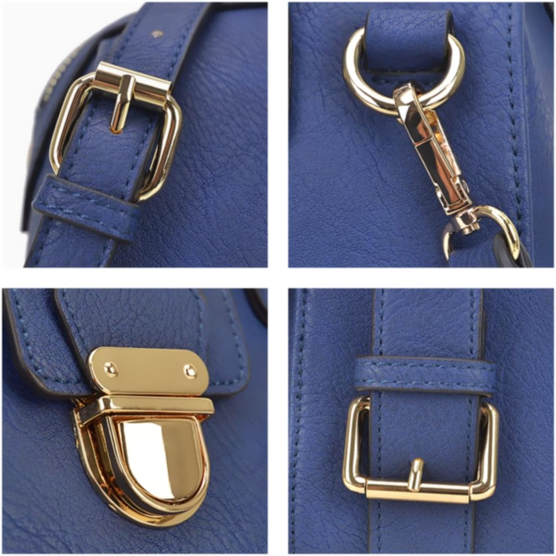 Fashionable Barrel Handbags Top Handle Shoulder Purses Vegan Leather Work Tote for Women
