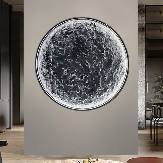 Round Wall Lamp Of Living Room Background Wall - Prime Warehouse