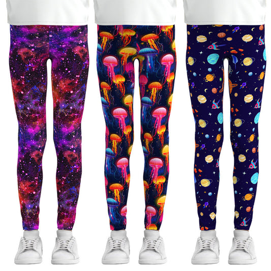 Digital Printing Leggings Girls Leggings Thin Stretch Pants - Prime Warehouse