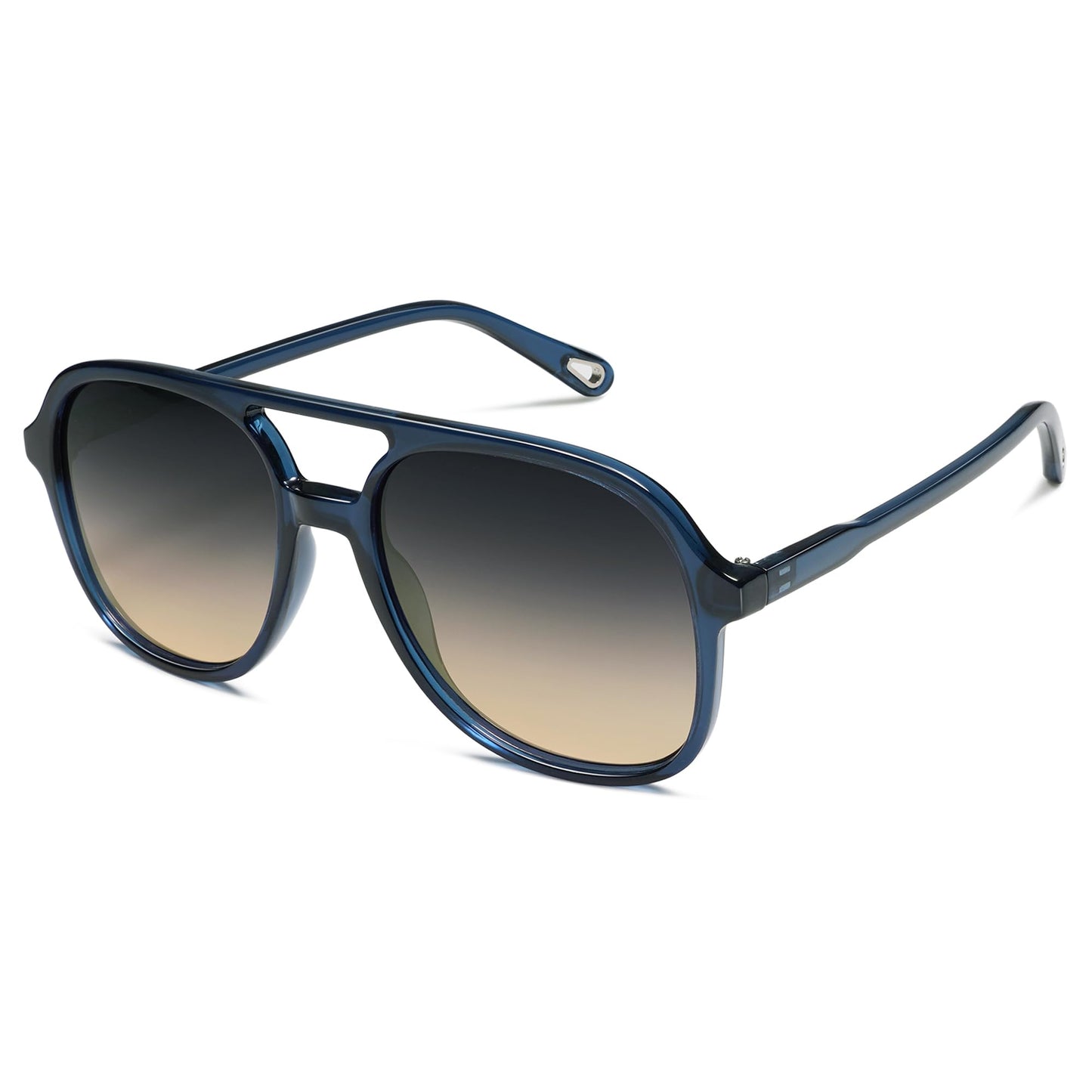 SOJOS Retro Polarized Aviator Sunglasses Womens Mens Classic 70s Vintage Trendy Square Aviators SJ2174