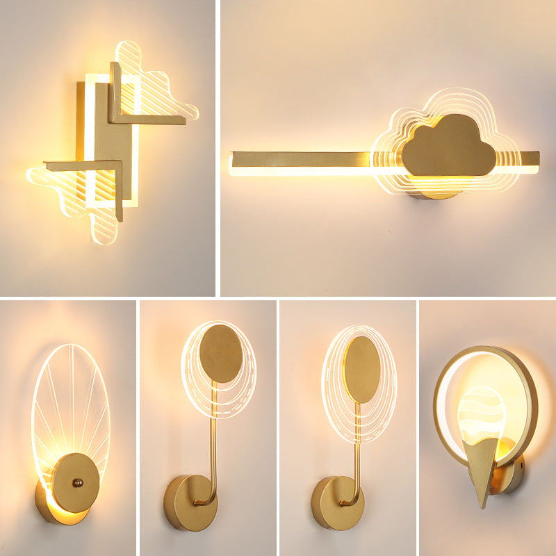 Modern Led Corridor Aisle Hallway Lamp Bedroom Bedside Wall Lamp - Prime Warehouse