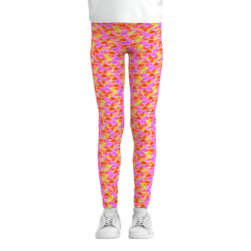 Digital Printing Leggings Girls Leggings Thin Stretch Pants - Prime Warehouse