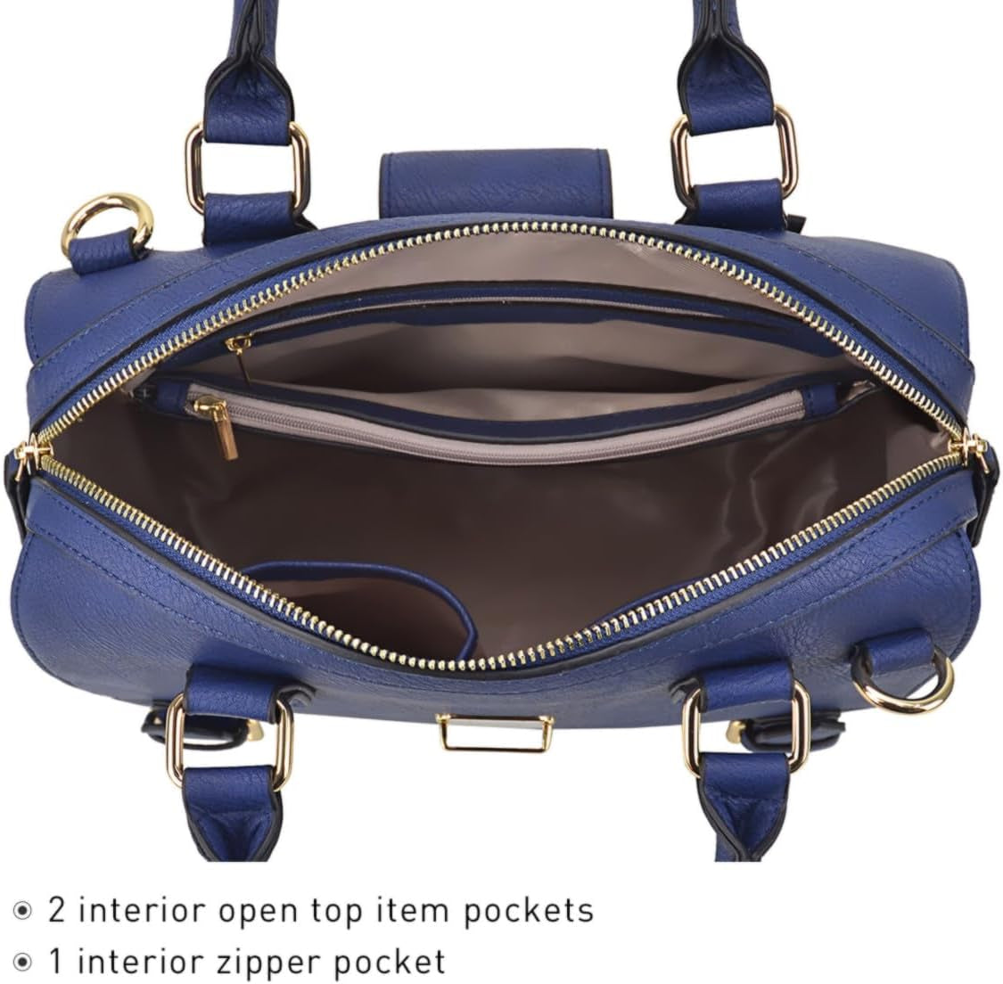 Fashionable Barrel Handbags Top Handle Shoulder Purses Vegan Leather Work Tote for Women