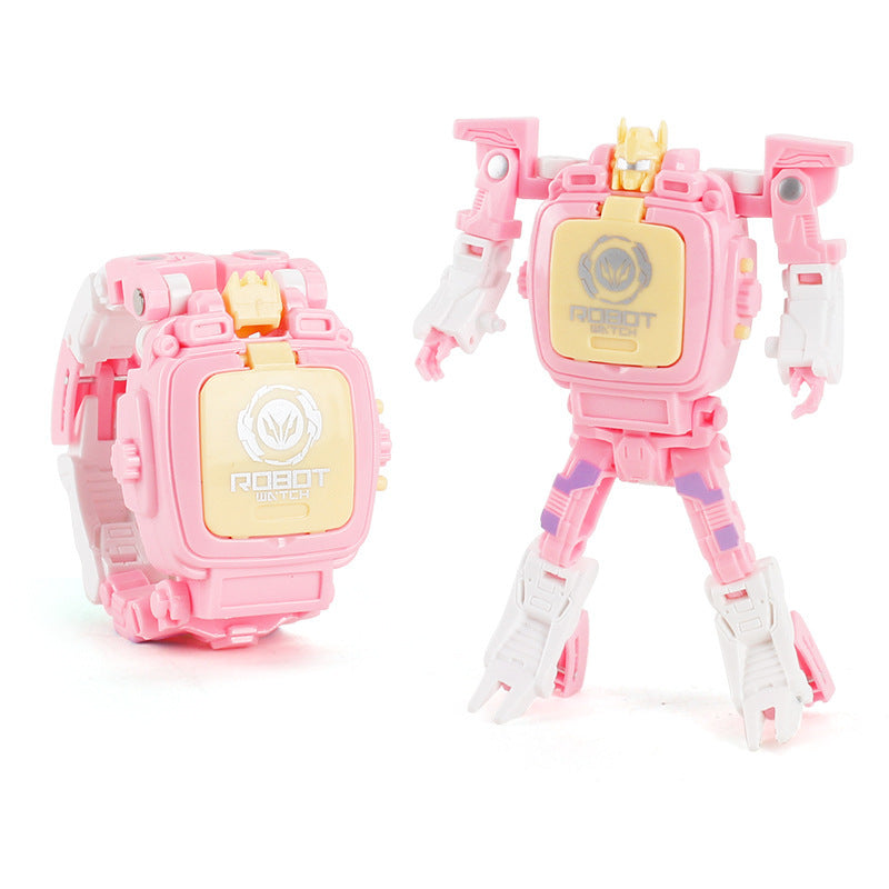 Deformation robot electronic watch King Kong toy - Prime Warehouse