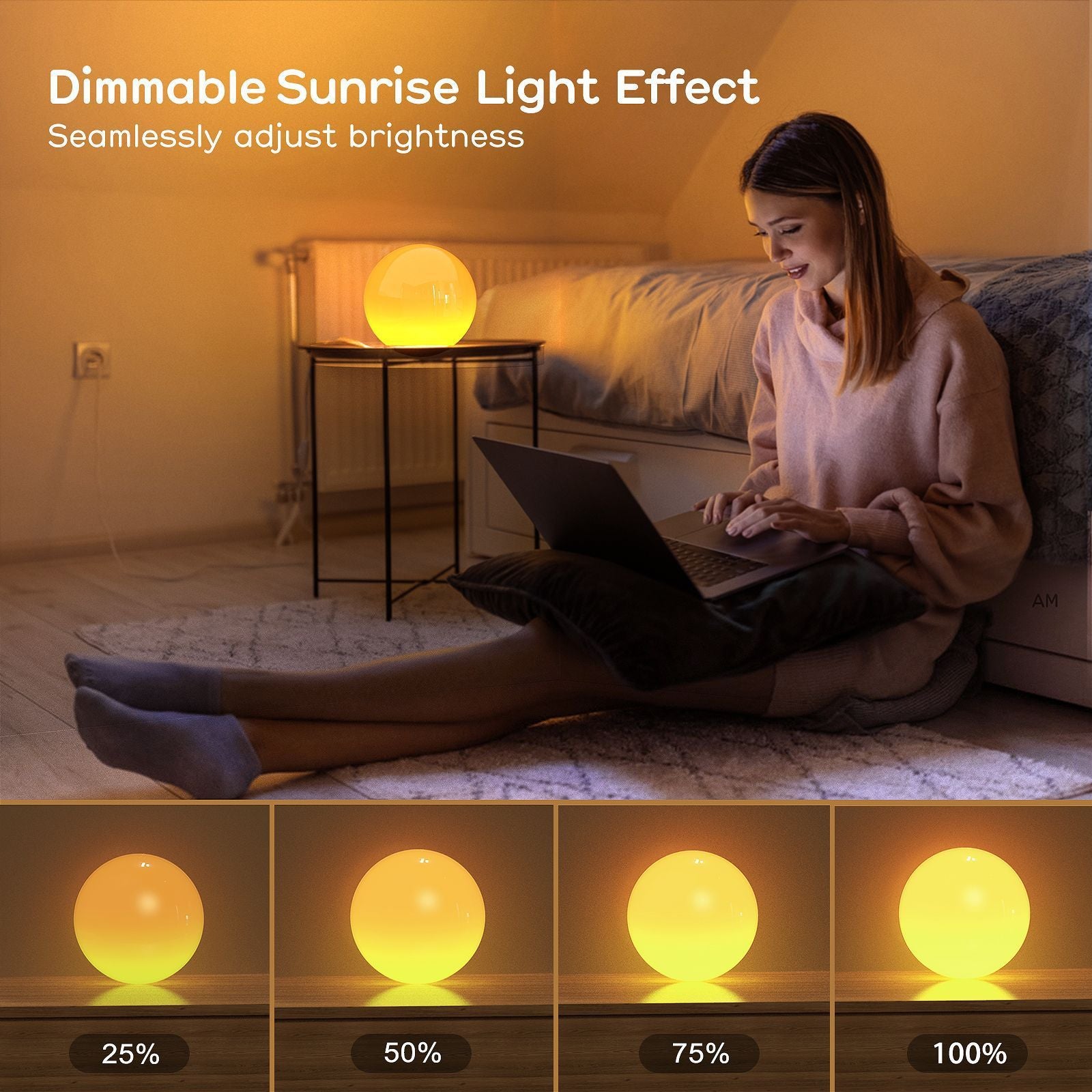 LED Color Atmosphere Lamp Indoor Colorful Table Lamp Night Light - Prime Warehouse