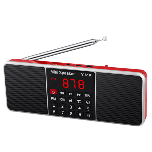 Dual speakers card mini bluetooth speaker - Prime Warehouse