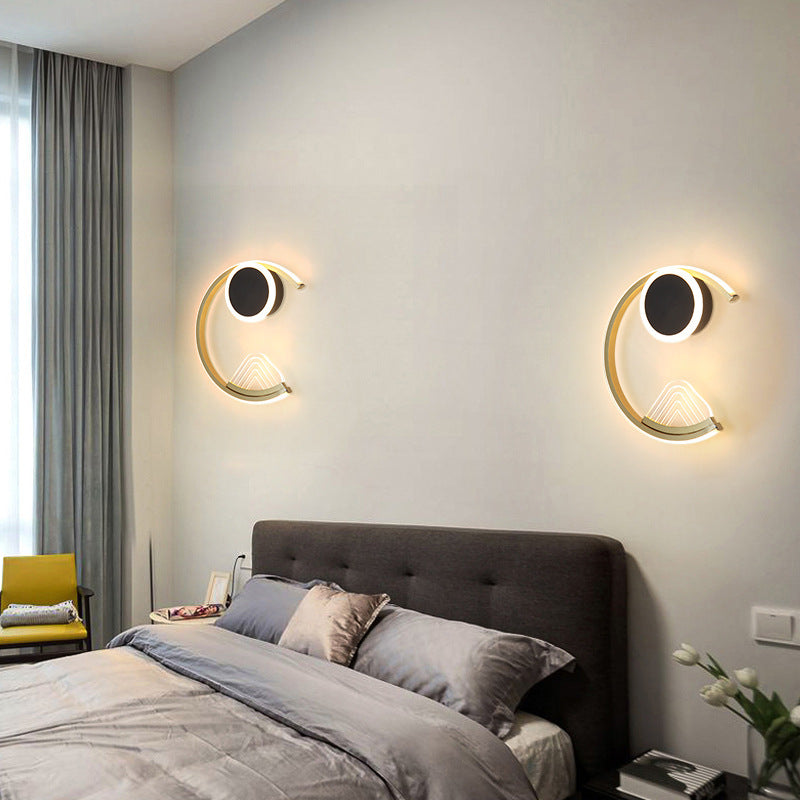 Modern Led Corridor Aisle Hallway Lamp Bedroom Bedside Wall Lamp - Prime Warehouse