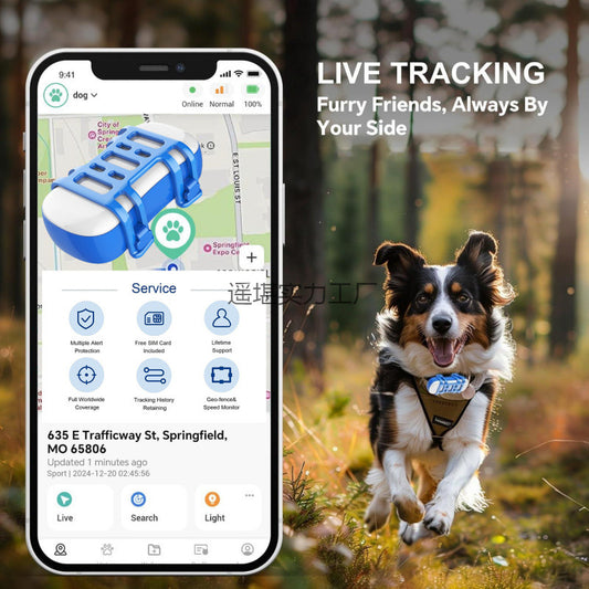 Pet Positioning Tracker Waterproof Real-time Positioning - Prime Warehouse