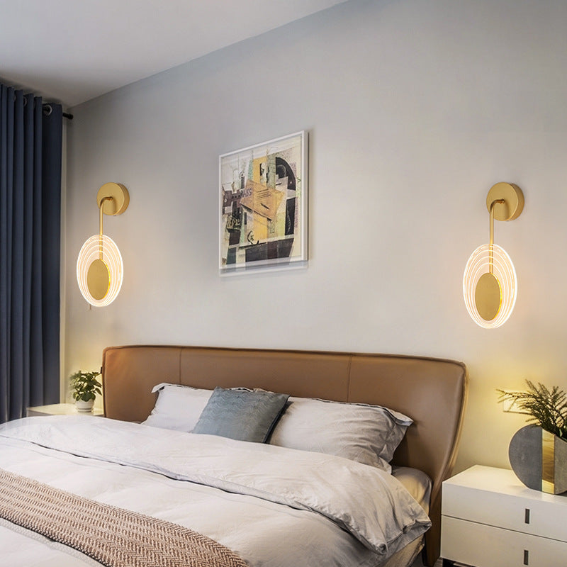 Modern Led Corridor Aisle Hallway Lamp Bedroom Bedside Wall Lamp - Prime Warehouse