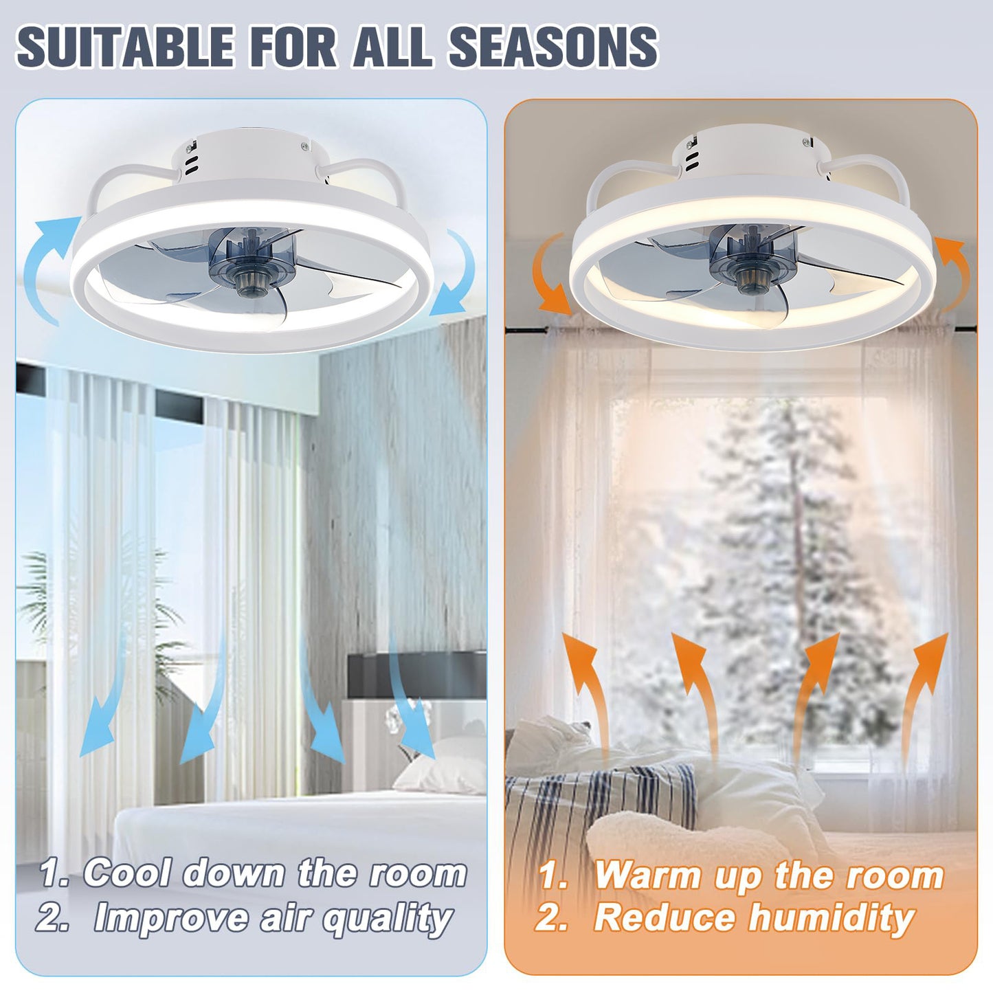 Simple Wrought Iron Fan Lamp Restaurant LED Electric Fan Lamp - Prime Warehouse