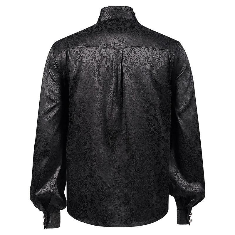 Medieval Costume Men's Pleated Shirt Costume - Prime Warehouse