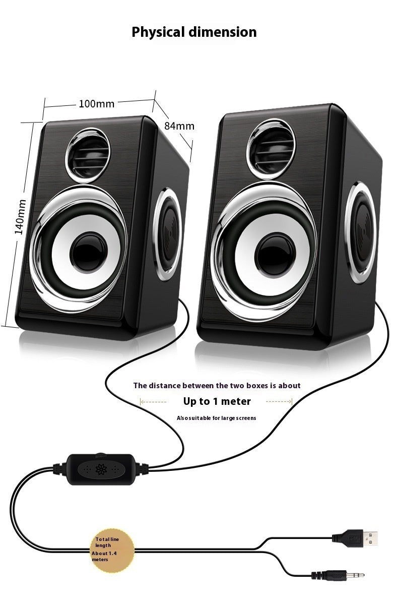 Laptop Audio Table Extra Bass Mini-portable Mini Speaker - Prime Warehouse